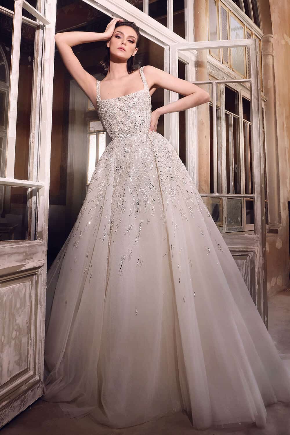 ワンピース BAU by Bride And You COURTNEY Square neck Hline tweed long d BAU by Bride And You for Women | Modalova